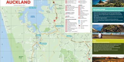 Térkép nyugat-Auckland
